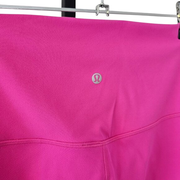 Lululemon Align High Rise Crop 21" Leggings, Pink, Nulu, Athletic, Yoga, Size 14 - Picture 4 of 9
